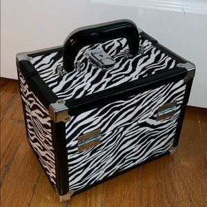 Zebra makeup carrier